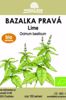 Nativeway bazalka lime seminka